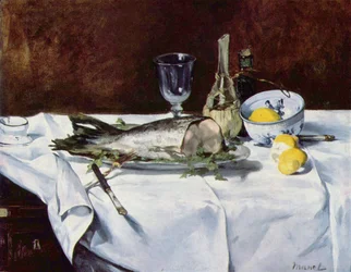 Stilleven met zalm